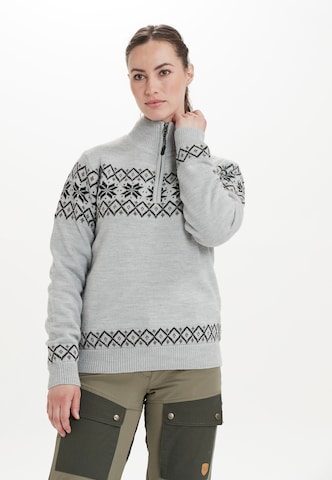 Whistler Sportpullover 'Payton' in Grau: predná strana