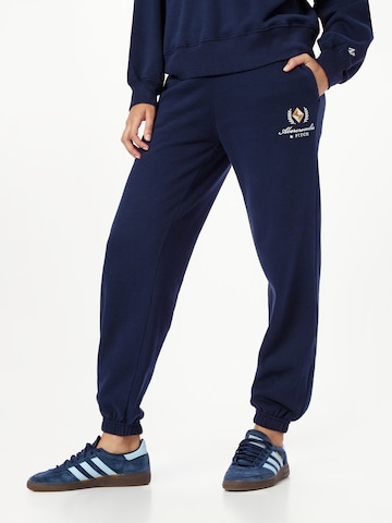 Regular Pantalon 'SUNDAY' Abercrombie & Fitch en bleu : devant