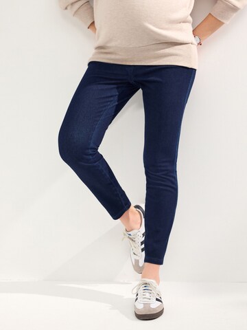 Next Skinny Leggings in Blue: front