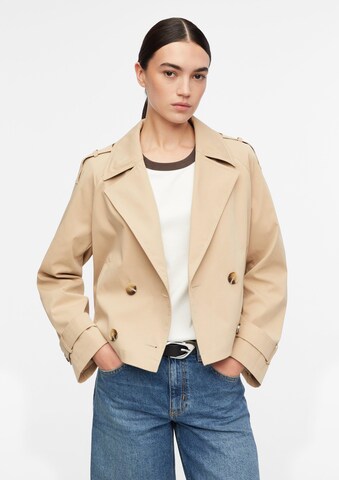 Veste mi-saison COMMA en marron : devant