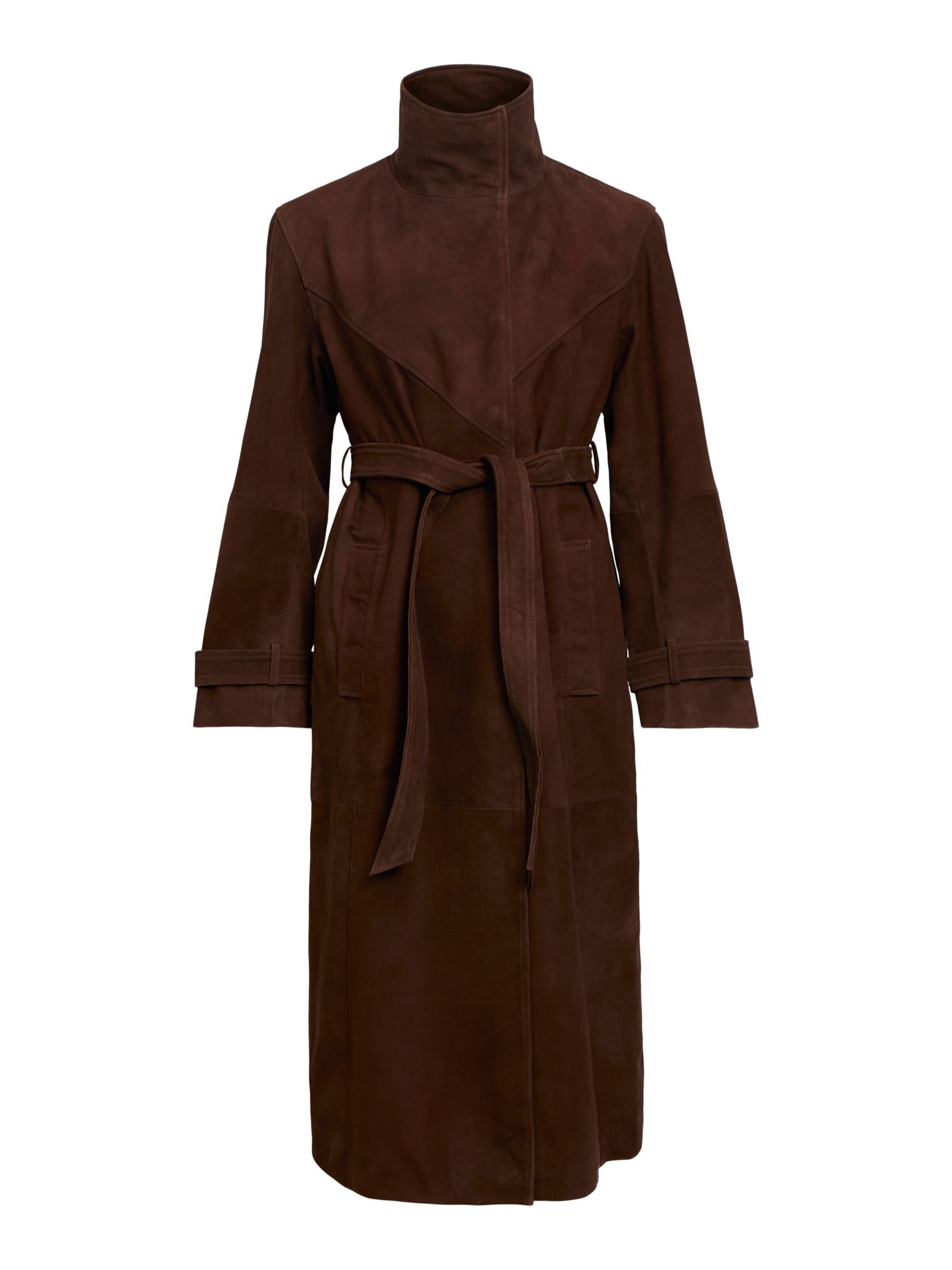 OBJECT Between-seasons coat 'OBJROXIE' in Brown: front
