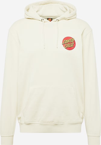 Sweat-shirt Santa Cruz en beige : devant