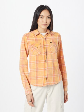 Camicia da donna 'Lucinda' di LTB in arancione: frontale