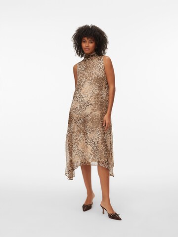VERO MODA Jurk 'VMSMILLA' in Bruin