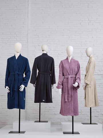 TOM TAILOR Long Bathrobe in Grey