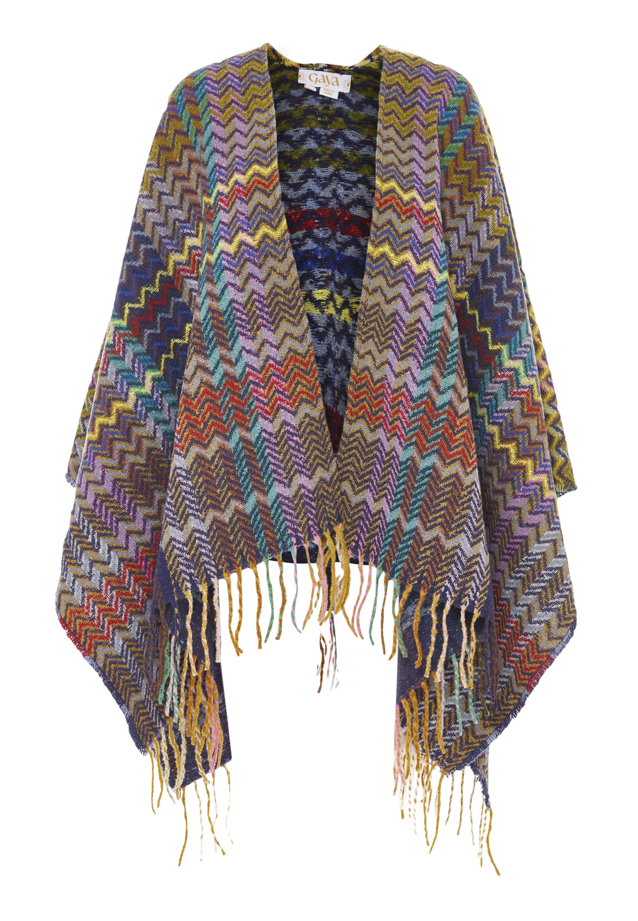 Gaya Cape in Lila: Vorderseite