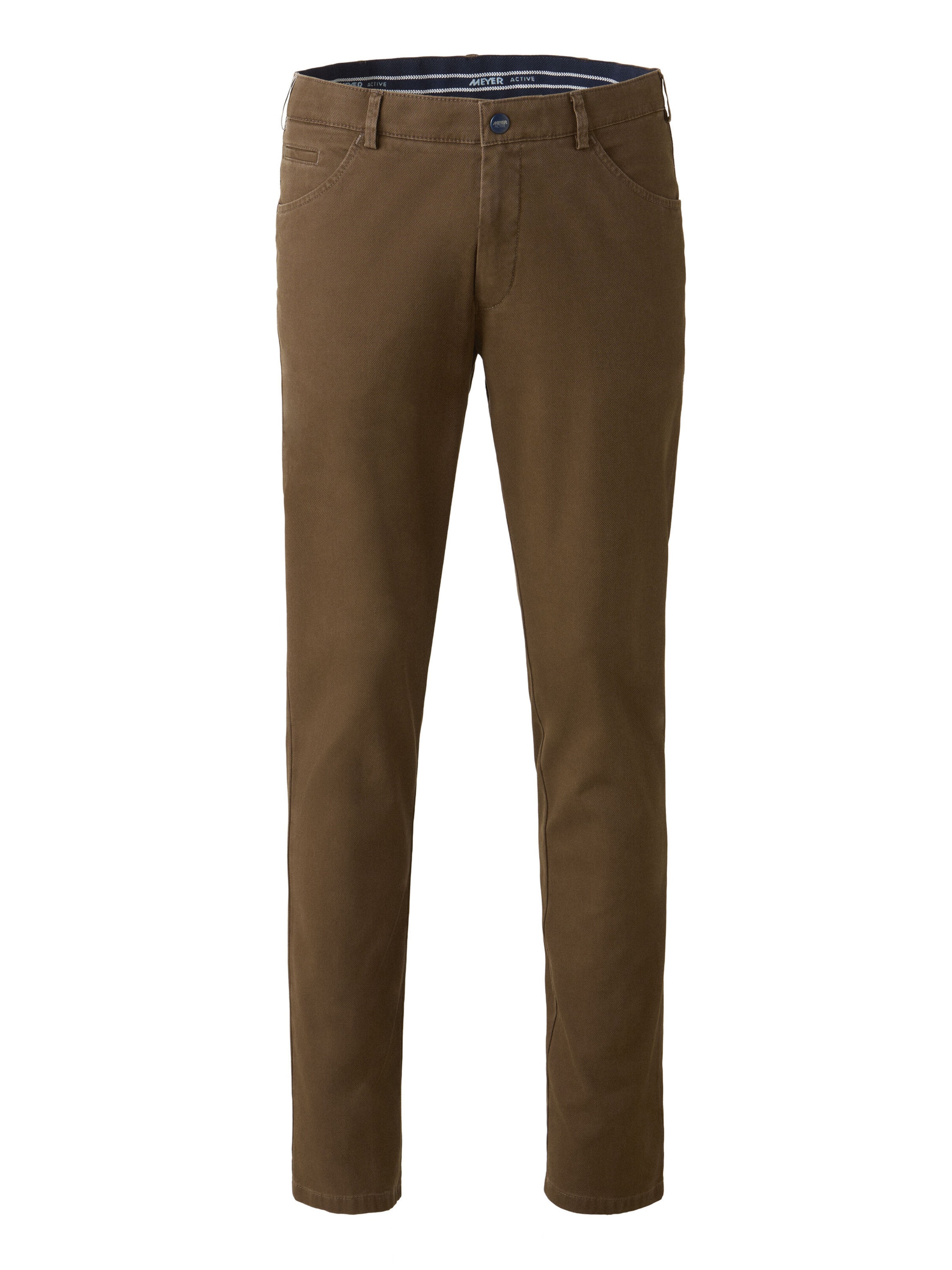 Pantalon chino 'Dublin 9-3009' MEYER en marron : devant