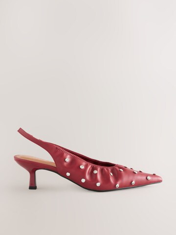 Next Лодочки с открытой пяткой 'Forever Comfort' в Красный