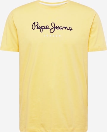 Pepe Jeans Shirt 'EGGO' in Geel: voorkant