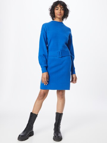 Y.A.S Gebreide jurk 'SHENRY' in Blauw: voorkant