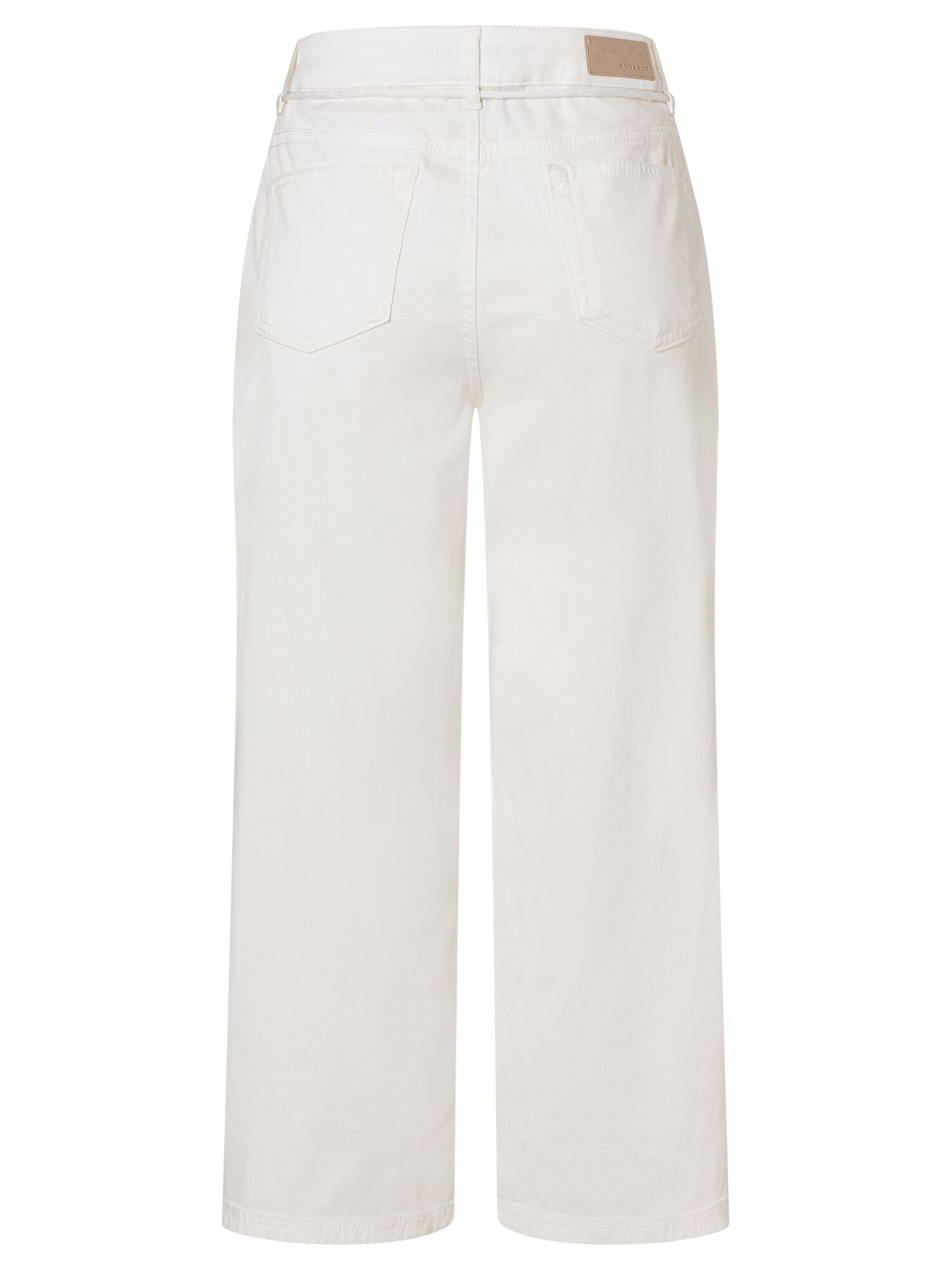 MORE & MORE Wide Leg Jeans in Beige