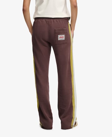 Wide Leg Pantalon Superdry & Co en marron