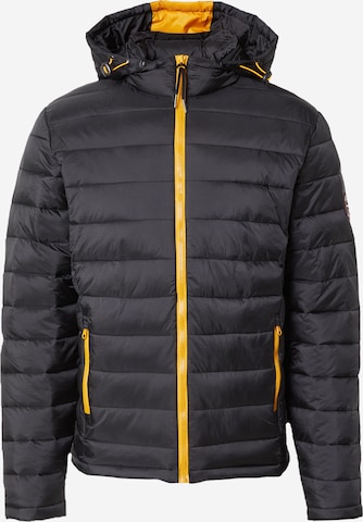 INDICODE JEANS Jacke 'Lascelles' in Schwarz: Vorderseite