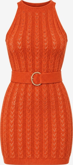 RYVAN Strickkleid 'Strickkleider' in S in orange, Produktansicht