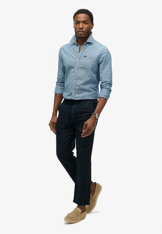 Superdry Regular Trousers in Blue