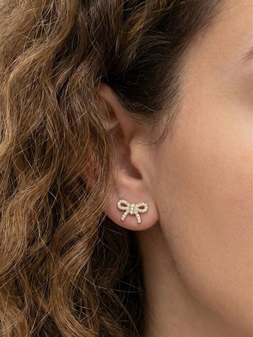 Kamiko Oorbellen 'BOW' in Goud