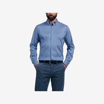 ETERNA Regular fit Button Up Shirt in Blue: front