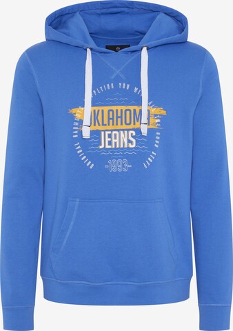 Oklahoma Jeans Sweatshirt in Blue: front