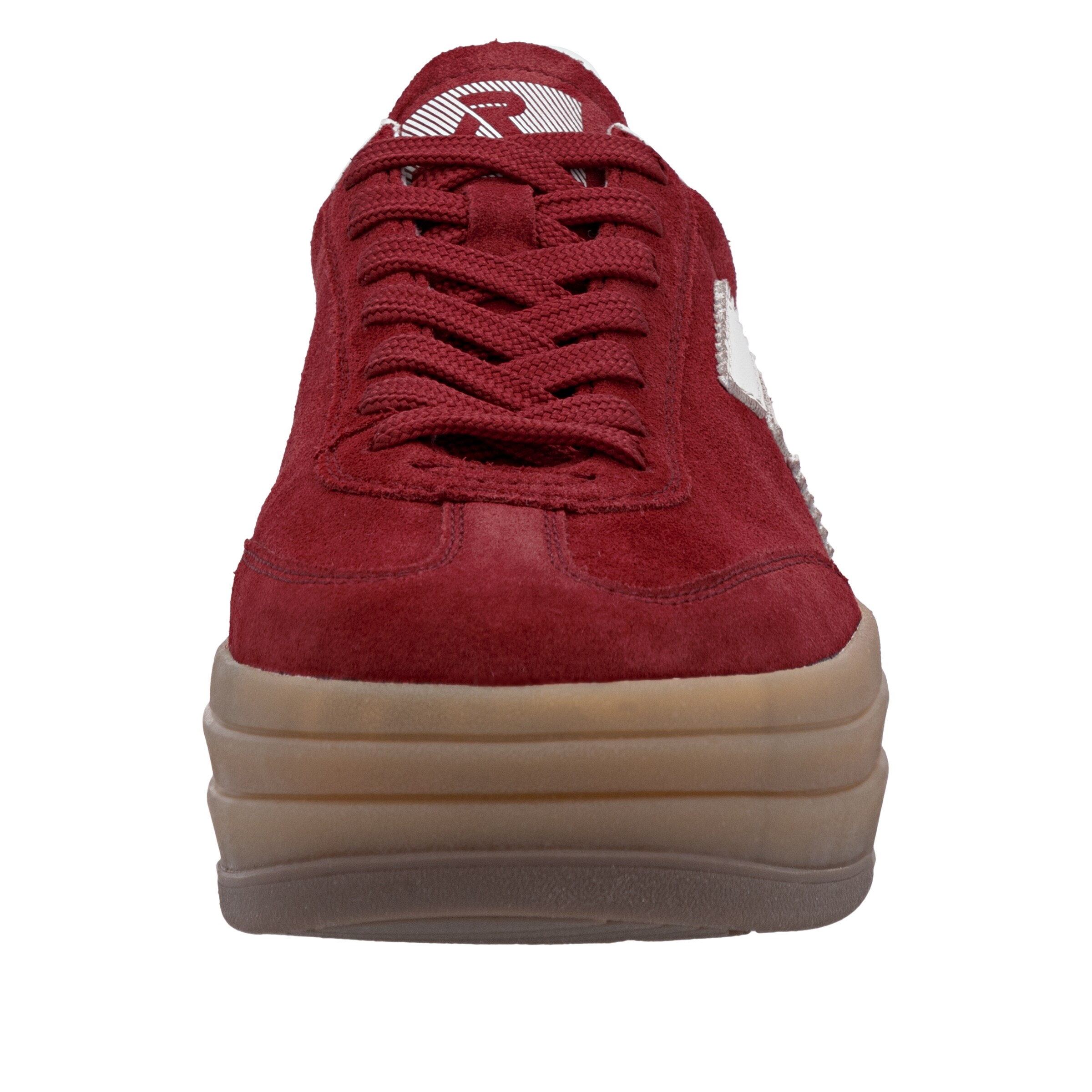 Baskets basses Rieker en rouge