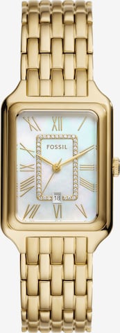 zelts FOSSIL Analogais pulkstenis 'SET RAQUEL+PURSE': no priekšpuses