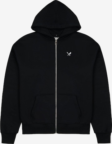 Distorted People Mikina 'Classic' – černá: přední strana