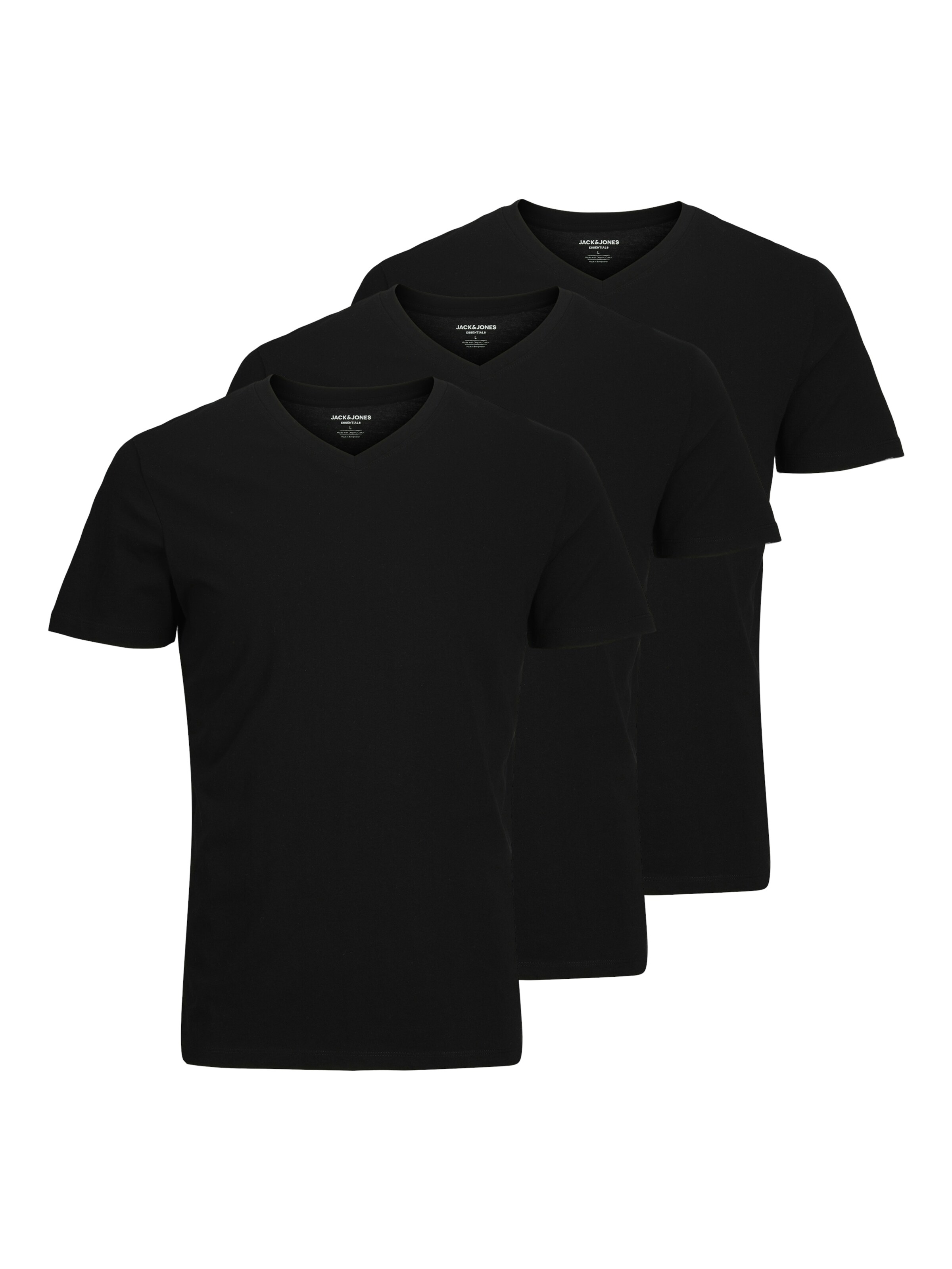 JACK & JONES Shirt in Black: front