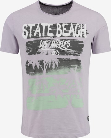 T-Shirt Key Largo en violet : devant