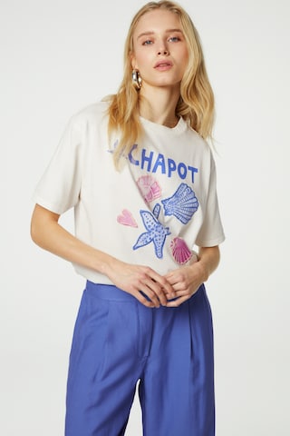 Fabienne Chapot T-Shirt 'Steve Starfish' in Weiß: Vorderseite