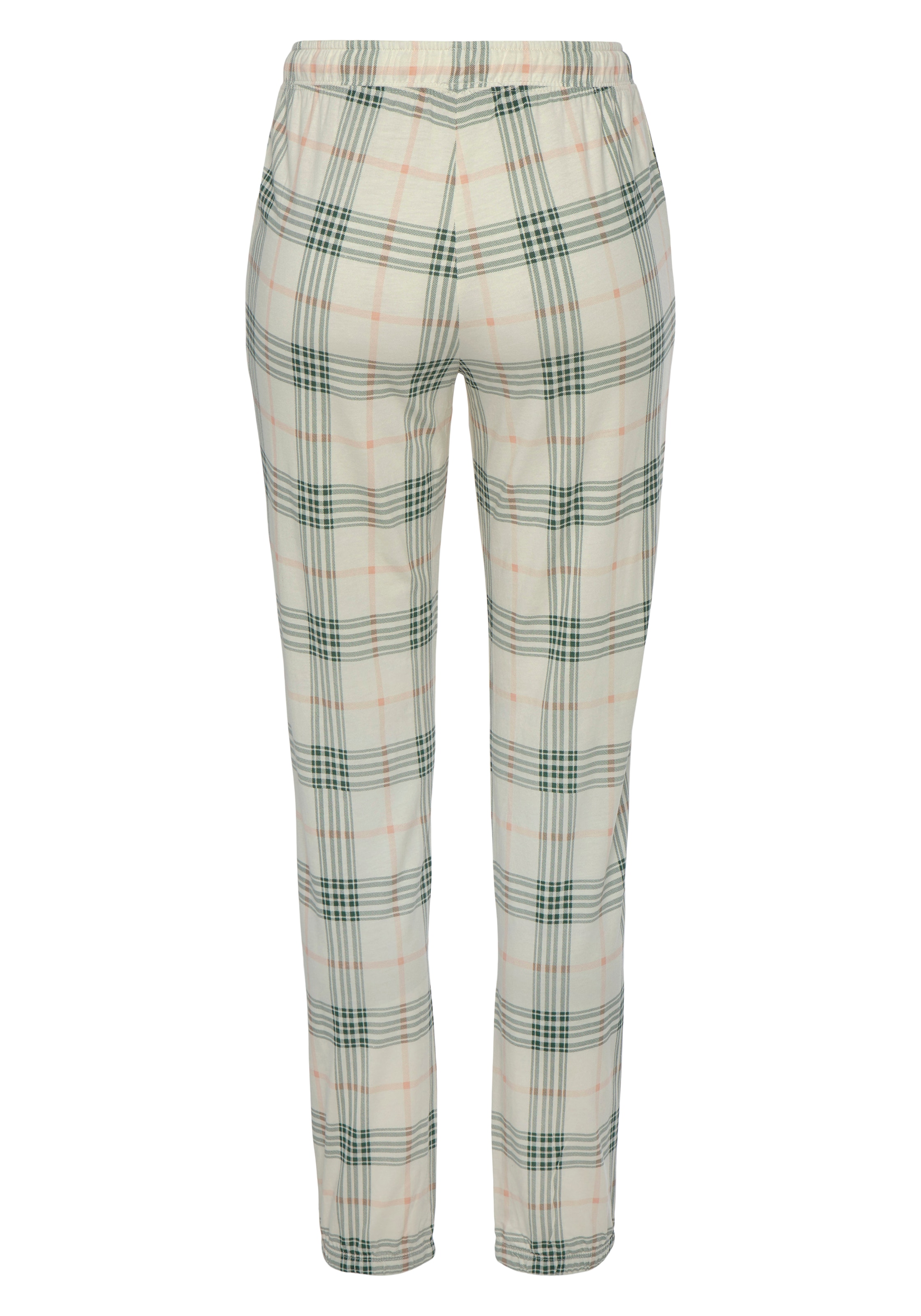 VIVANCE Pyjamahose 'Dreams' in Beige