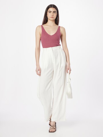 VERO MODA Gebreide top 'NEW LEX' in Lila