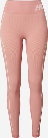 Hummel Skinny Sporthose in Pink: predná strana