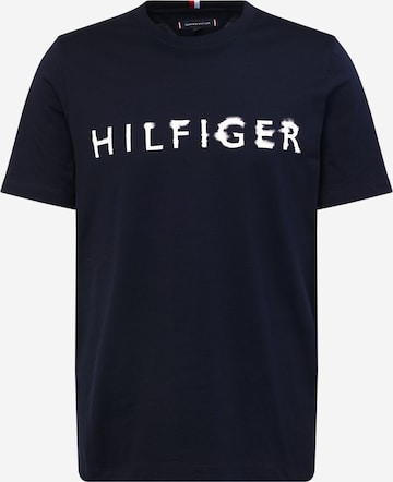 TOMMY HILFIGER - Camiseta en azul: frente