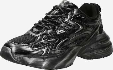 Baskets basses 'GIANNA' BUFFALO en noir : devant