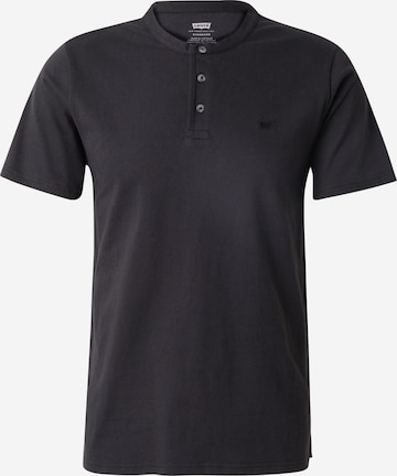 juoda LEVI'S ® Marškinėliai 'Housemark Henley': priekis