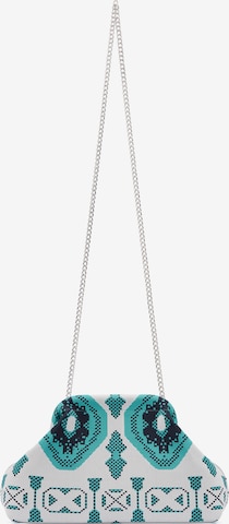 IZIA Clutch in Weiß: Vorderseite