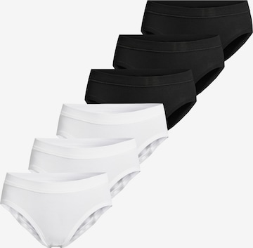 CON-TA Slip 'Feinripp' in Mischfarben: Vorderseite