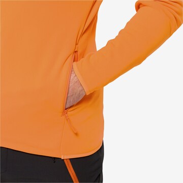 JACK WOLFSKIN Athletic Fleece Jacket 'BAISELBERG' in Orange
