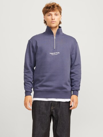 JACK & JONES - Sudadera 'JORVesterbro' en azul: frente