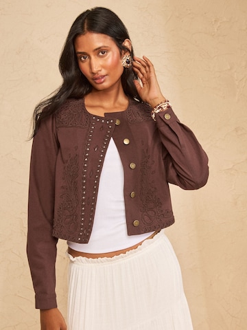 love & roses Jacke in Braun