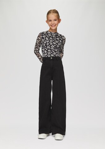 Wide leg Jeans di s.Oliver Junior in nero