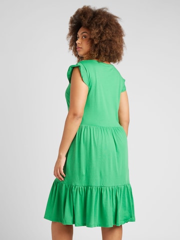 ONLY Carmakoma Obleka 'MAY' | zelena barva