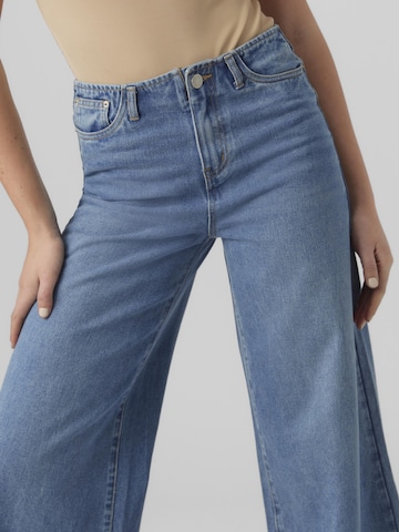 VERO MODA Wide leg Jeans 'ANNET' in Blauw