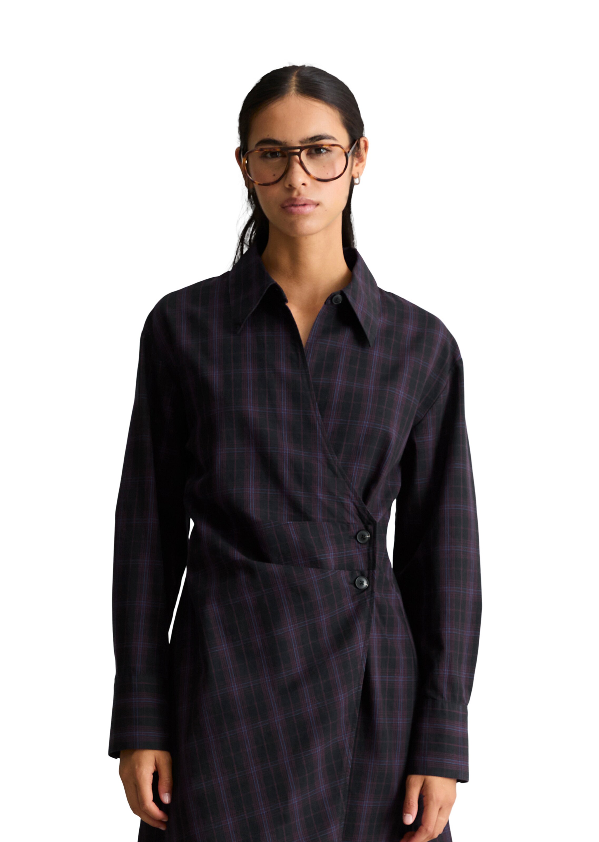 Marc O'Polo DENIM Kleid in Schwarz: Vorderseite