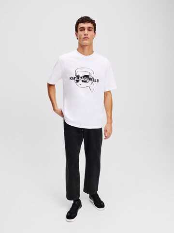 Karl Lagerfeld Tričko – bílá