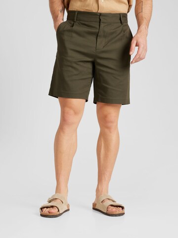 ABOUT YOU Regular Pants 'Armin ' in Green: front