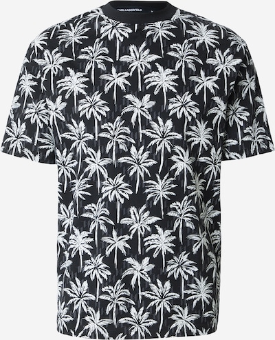 Karl Lagerfeld Majica u siva / crna / bijela, Pregled proizvoda