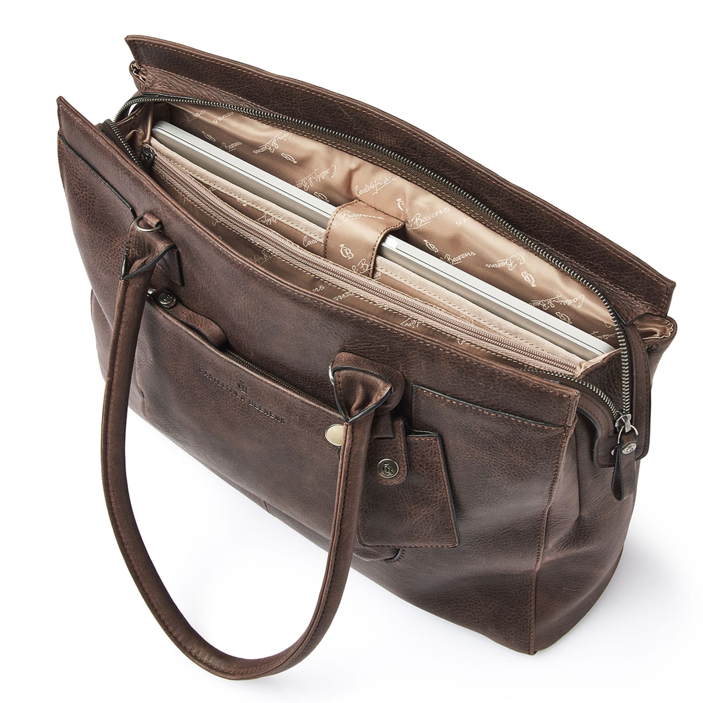 Borsa a spalla 'Carisma' di Castelijn & Beerens in marrone