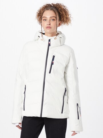 Superdry Snow Outdoor Jacket 'Motion Pro' in White: front