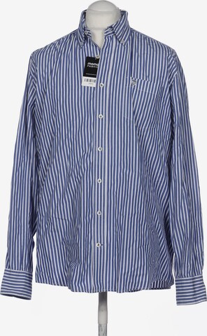 BASEFIELD Button Up Shirt in XL in Blue: front