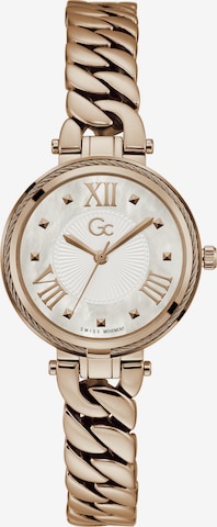 Gc Analog Watch in Gold: front